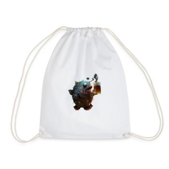 Untitled Design 94 - Drawstring Bag - white - Front