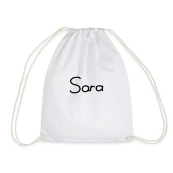 Sara - Drawstring Bag - white - Front