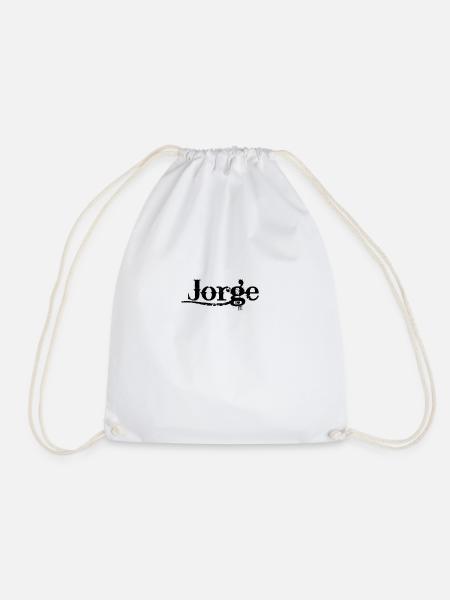 Jorge Name - Turnbeutel - Weiß