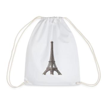 Eiffel Tower - Turnbeutel - Weiß - Vorne