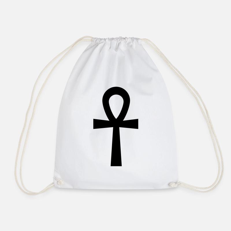Ägypten - Ankh - Turnbeutel - Weiß