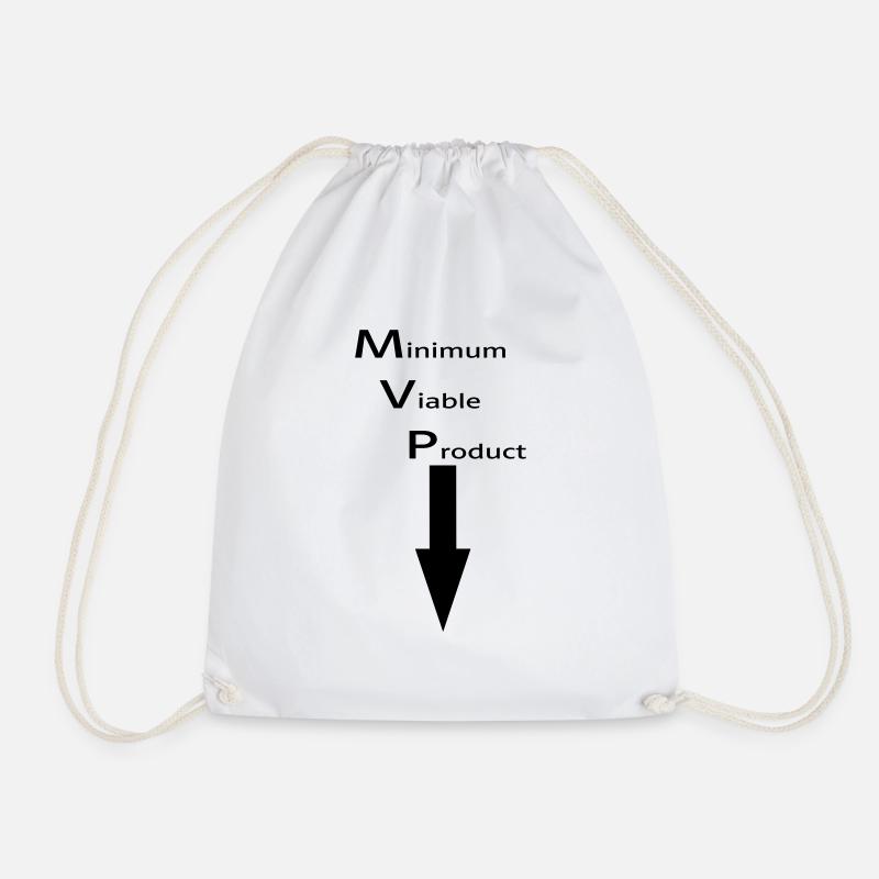 Produit Minimum Viable - pour l'auto-flatterie - Sac de sport léger - blanc