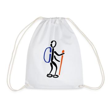 3C randonneurs à pied - Sac de sport léger - blanc - Devant