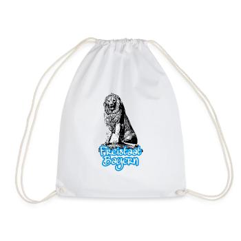 Free State of Bavaria - Drawstring Bag - white - Front