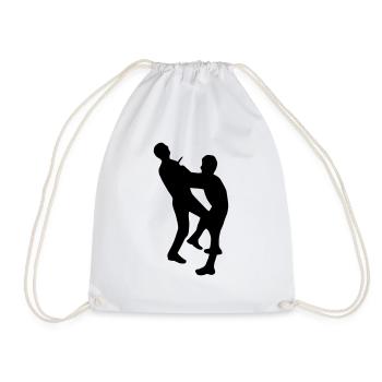Krav Maga - Turnbeutel - Weiß - Vorne