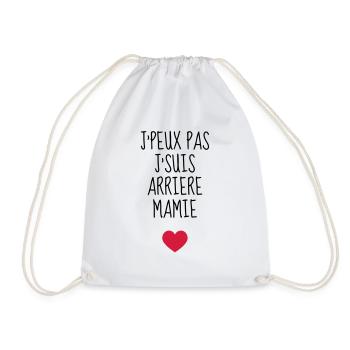Arrière Mamie / Mamy / Grand Mère / Famille - Sac de sport léger - blanc - Devant