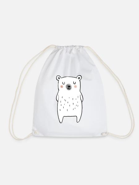 Kleiner Eisbär - Turnbeutel - Weiß