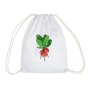 Illustration de radis - Sac de sport léger - blanc - Devant