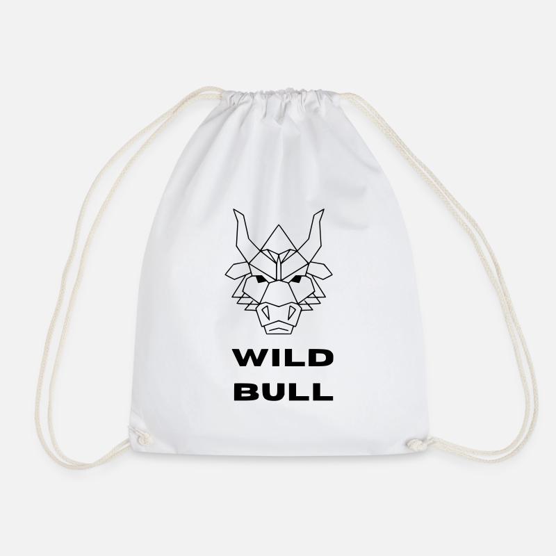 Wild Bull 2 - Turnbeutel - Weiß
