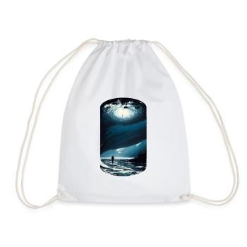 a world beyond - Drawstring Bag - white - Front