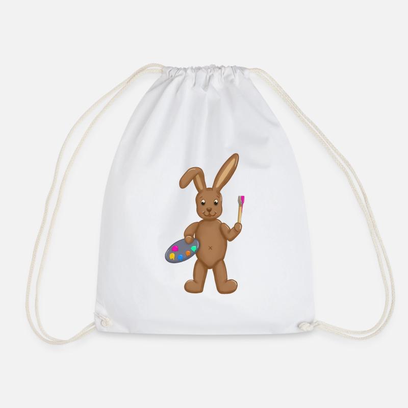 Mal Hase - Turnbeutel - Weiß