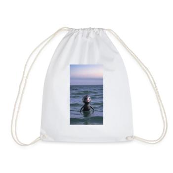 Créature marine mignonne dans le style de film vintage Mignon - Sac de sport léger - blanc - Devant