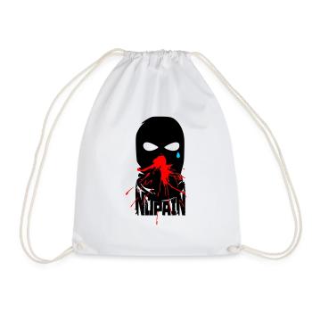 No Pain - Drawstring Bag - white - Front