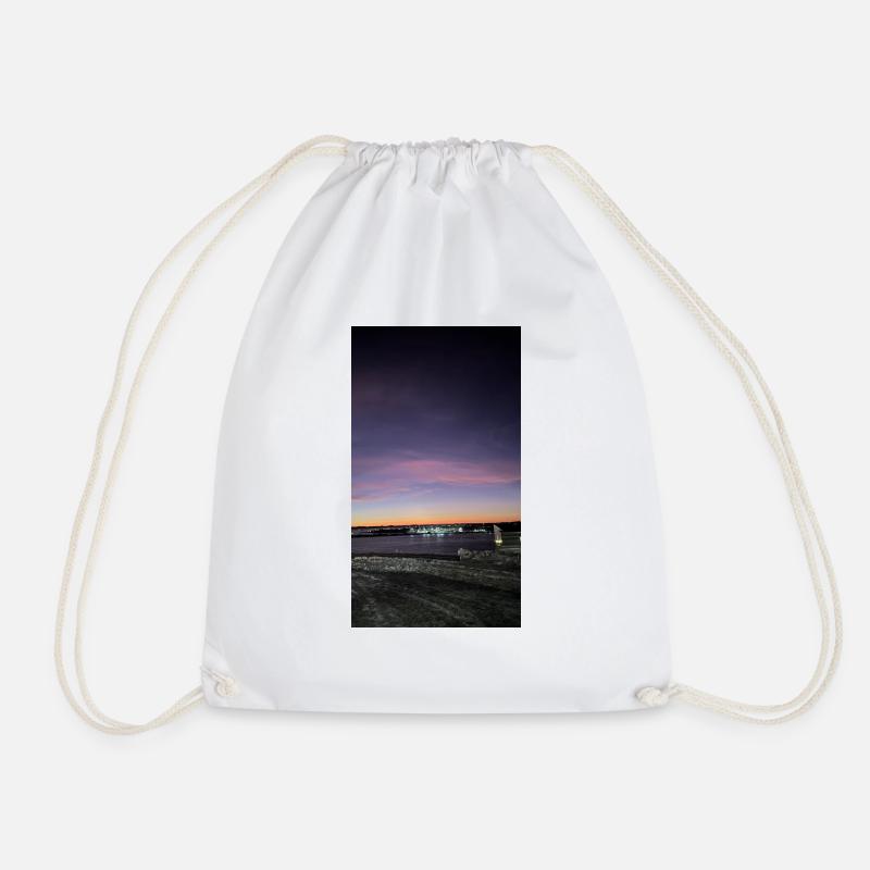 IMG 2350 - Drawstring Bag - white