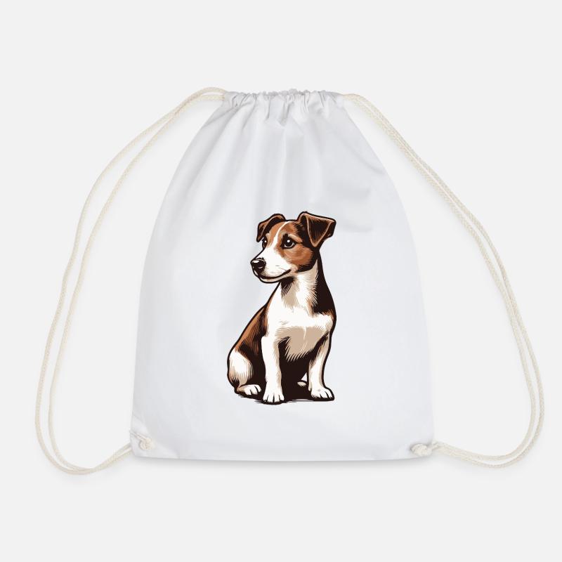 Jack Russell Terrier - Turnbeutel - Weiß