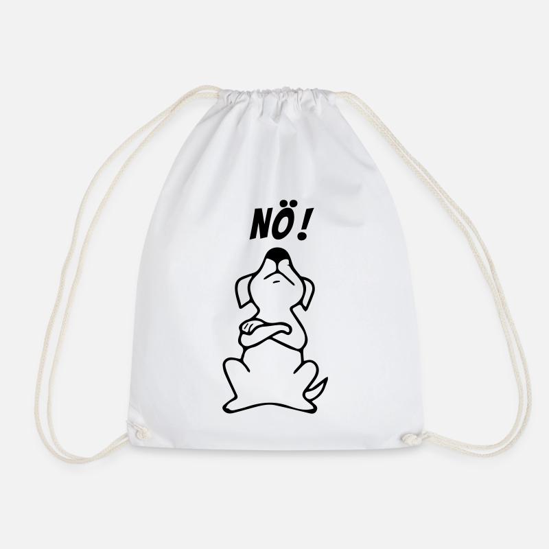 Hund nö - Turnbeutel - Weiß