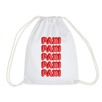 Paxi as diving - Drawstring Bag - white - Front