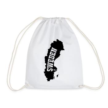 Suède- - Sac de sport léger - blanc - Devant