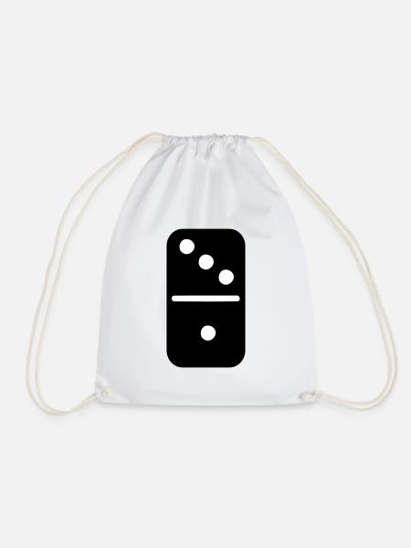 Domino - Turnbeutel - Weiß