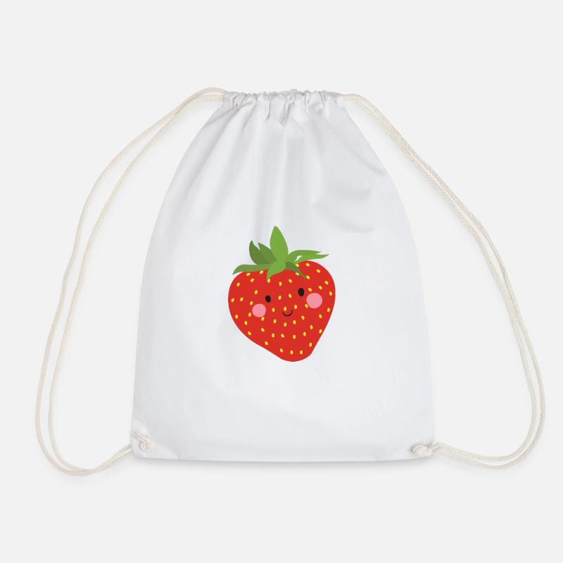 fraise - Sac de sport léger - blanc