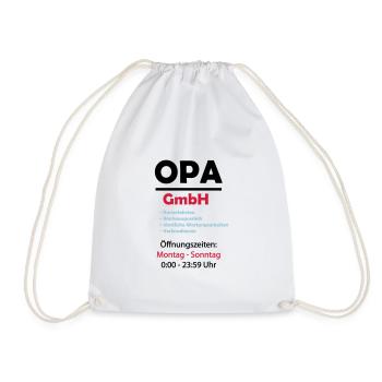 opa gmbh 02 - Turnbeutel - Weiß - Vorne