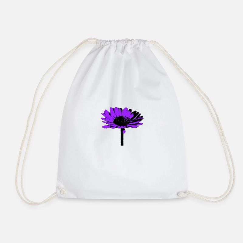 Blume - Drawstring Bag - white