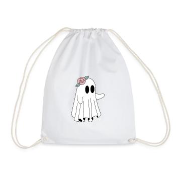 Joyeux Halloween fantômes amour - Sac de sport léger - blanc - Devant
