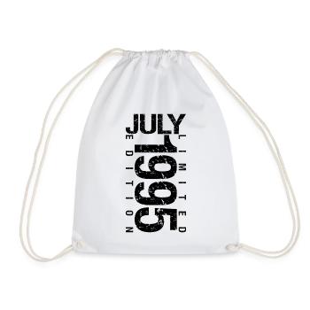 Geburtstag Juli 1995 Juli geboren im Juli 1995 - Turnbeutel - Weiß - Vorne