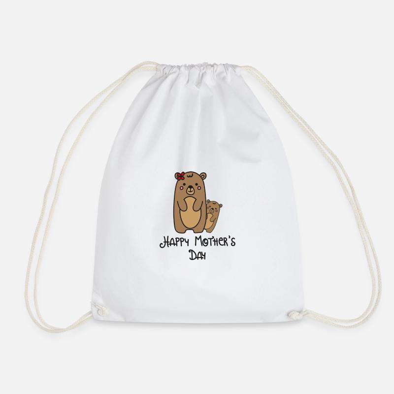 Mother's Day - Drawstring Bag - white