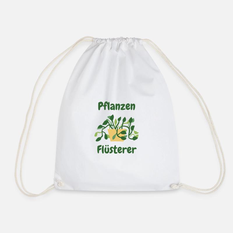 Pflanzen Flüsterer - Turnbeutel - Weiß