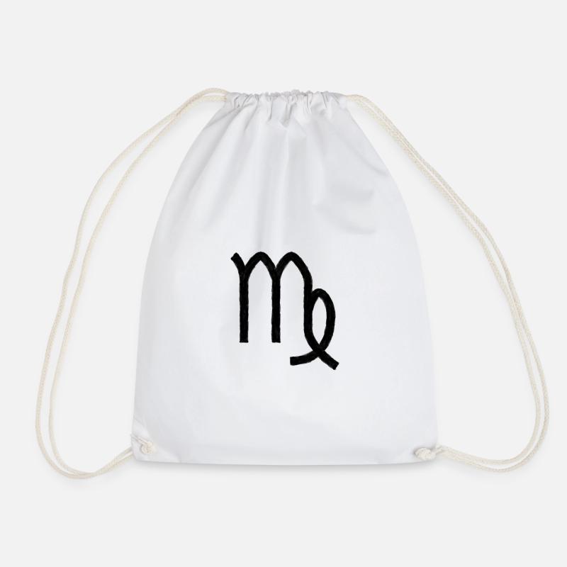 VIRGO-SYMBOL IN ÖL - Turnbeutel - Weiß