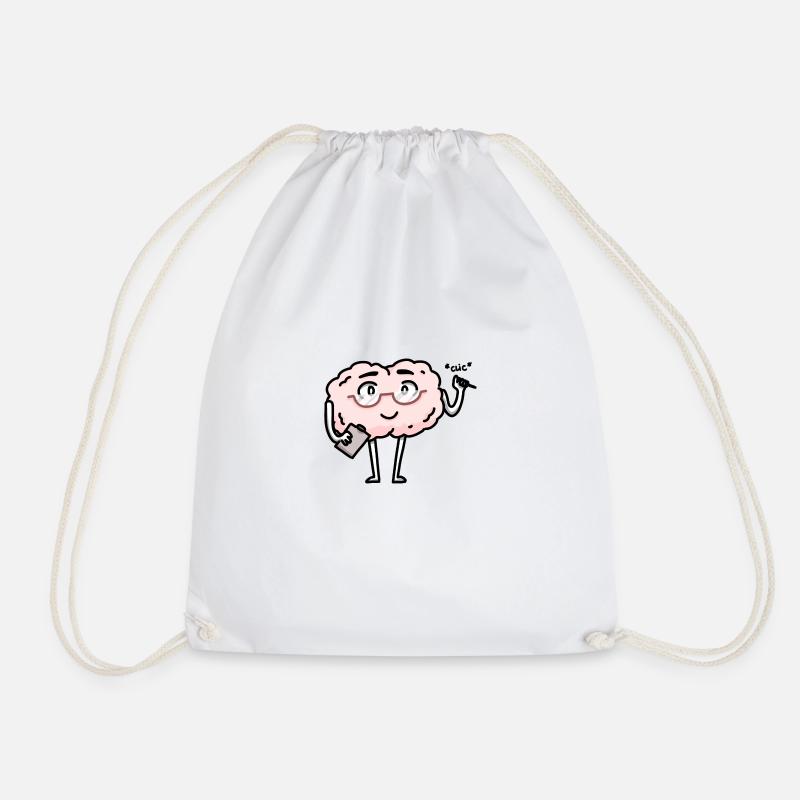 Sergio #1 - Drawstring Bag - white