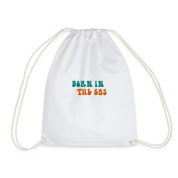 Né dans les années 60 - Sac de sport léger - blanc - Devant
