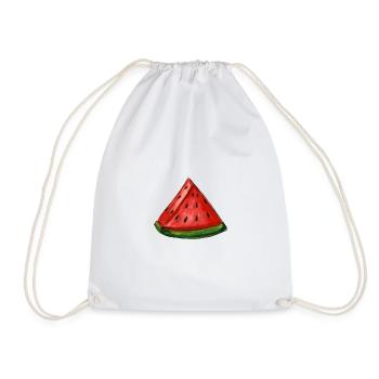 Melon - Drawstring Bag - white - Front