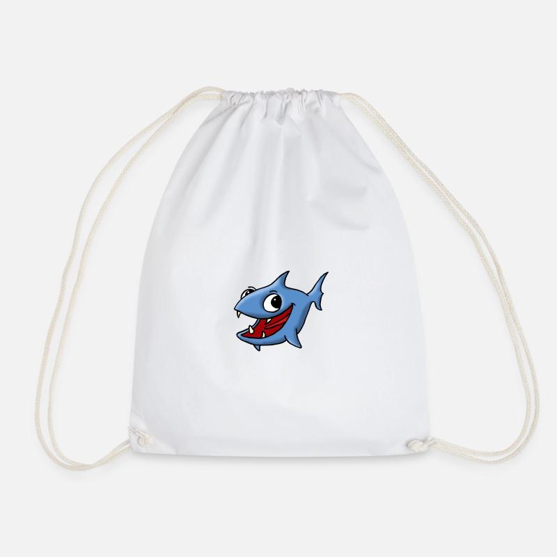 Blaufisch - Turnbeutel - Weiß