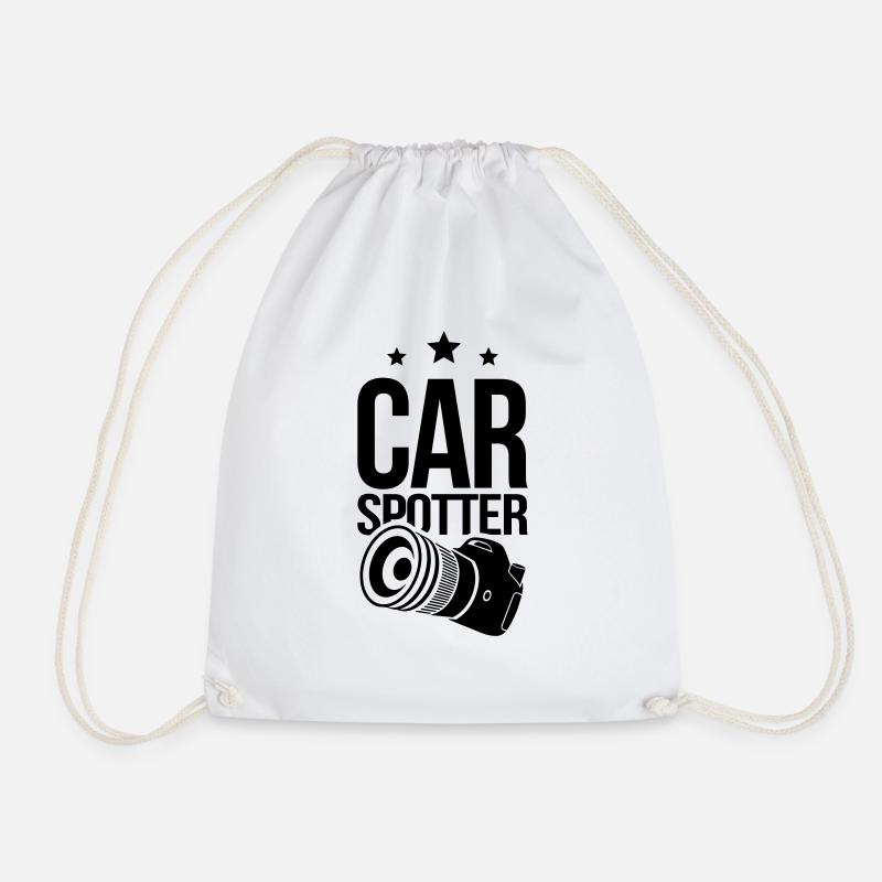 Deluxe Carspotter - Drawstring Bag - white