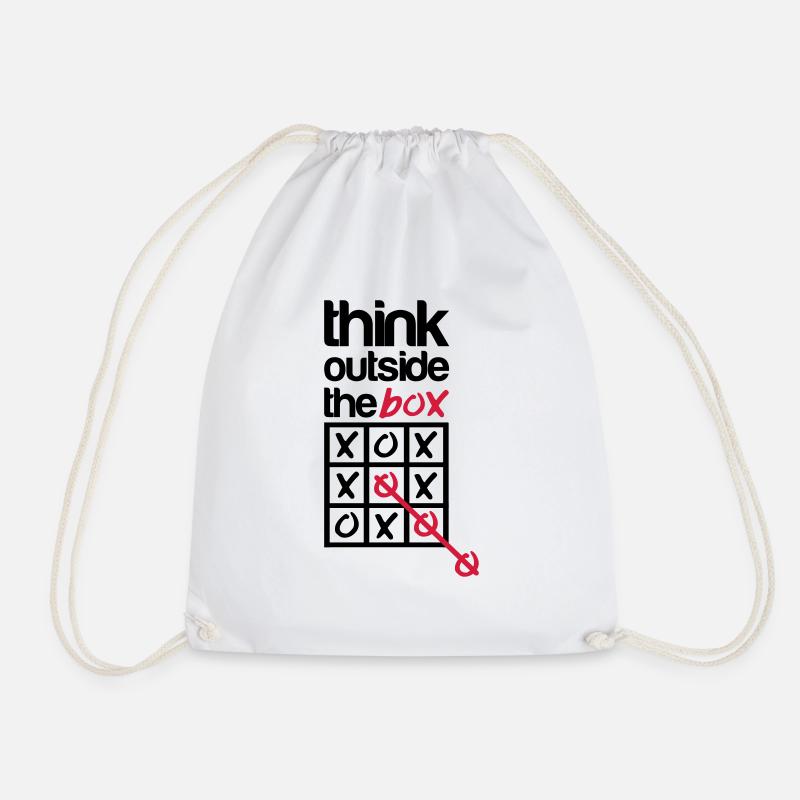 Think outside the box - Turnbeutel - Weiß