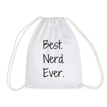 Geek Game Gaming Nerd Gamer Computer Joueur - Drawstring Bag - white - Front