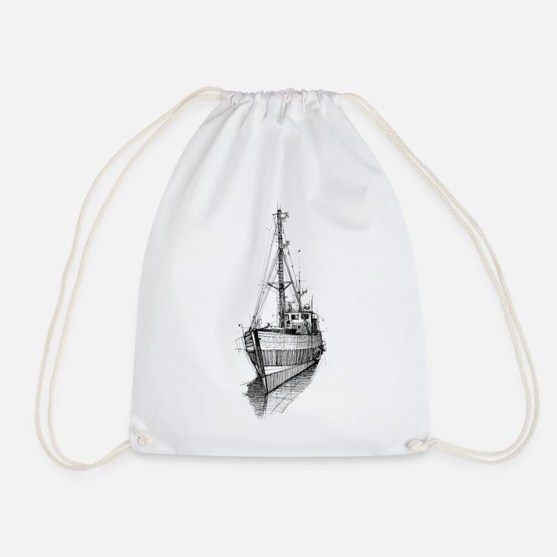 Cutter sw - Drawstring Bag - white