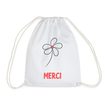 MISTRESS. THANK YOU. THANK YOU MISTRESS - Drawstring Bag - white - Front