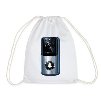 Smart Doorbell Lens - Drawstring Bag - white - Front