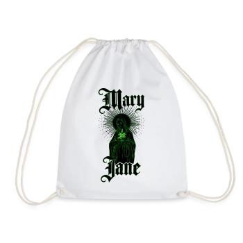 Mary_color_green_nowe1 - Turnbeutel - Weiß - Vorne