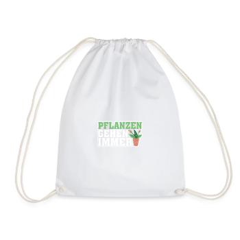 Les plantes vont toujours jardinier Dictons Mesdames - Sac de sport léger - blanc - Devant