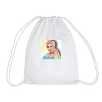 Rainbowgirl - Drawstring Bag - white - Front