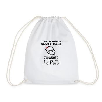 Les Meilleurs Viennent De Le Port De La Réunion. - Sac de sport léger - blanc - Devant