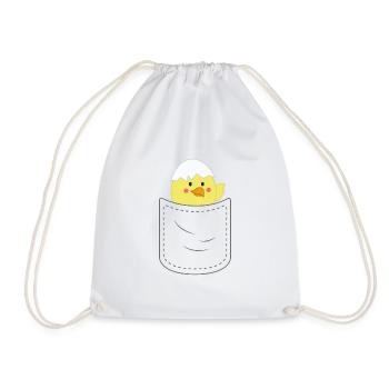 Mignon poche poitrine - Sac de sport léger - blanc - Devant
