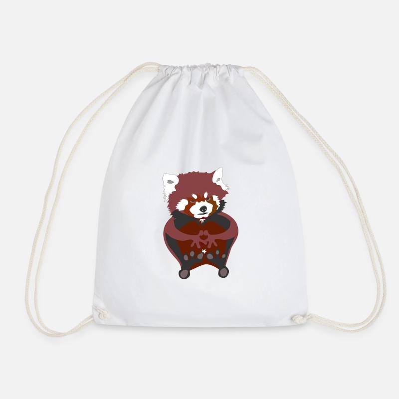 Kleiner Panda - Turnbeutel - Weiß