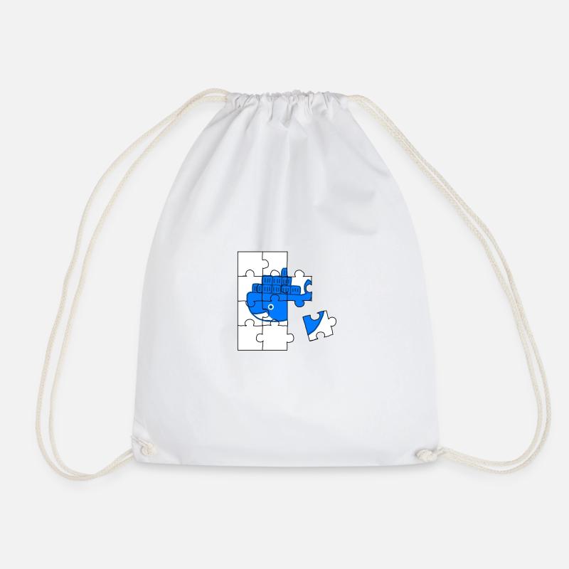 Docker puzzle - Sac de sport léger - blanc
