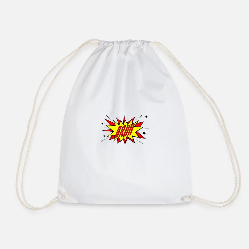 Bruh - Drawstring Bag - white