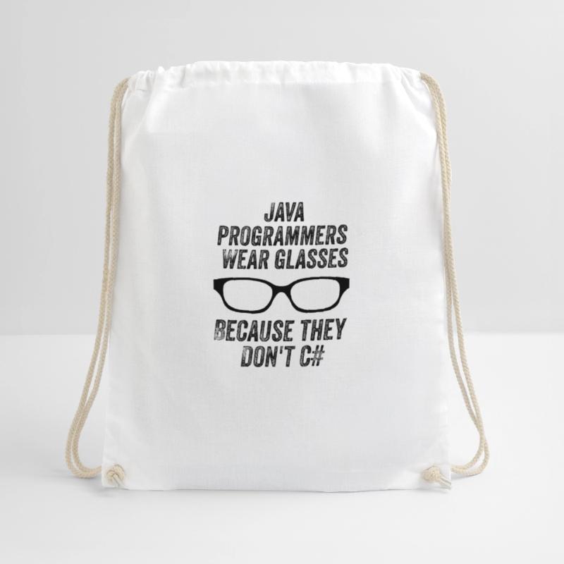 Lustige Java-Programmierer Turnbeutel